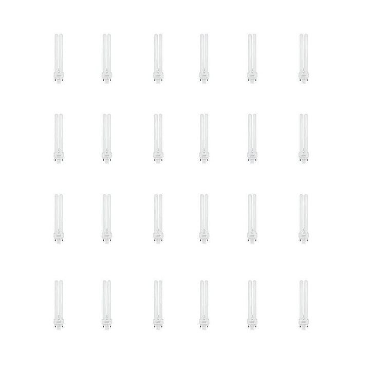 26W Equiv PL CFLNI Quad Tube 4-Pin Plug-in G24Q-3 Base Compact Fluorescent CFL Light Bulb, Bright White 3500K