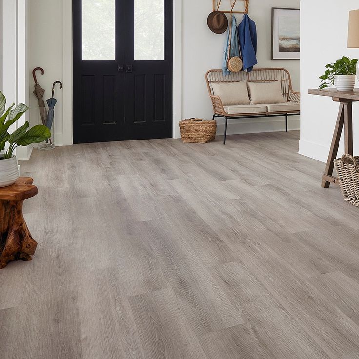Barnes Oak 12-mil x 7-3/32-in W x 47-in L Waterproof Interlocking Luxury Vinyl Plank Flooring (17.33-sq ft/ Carton)
