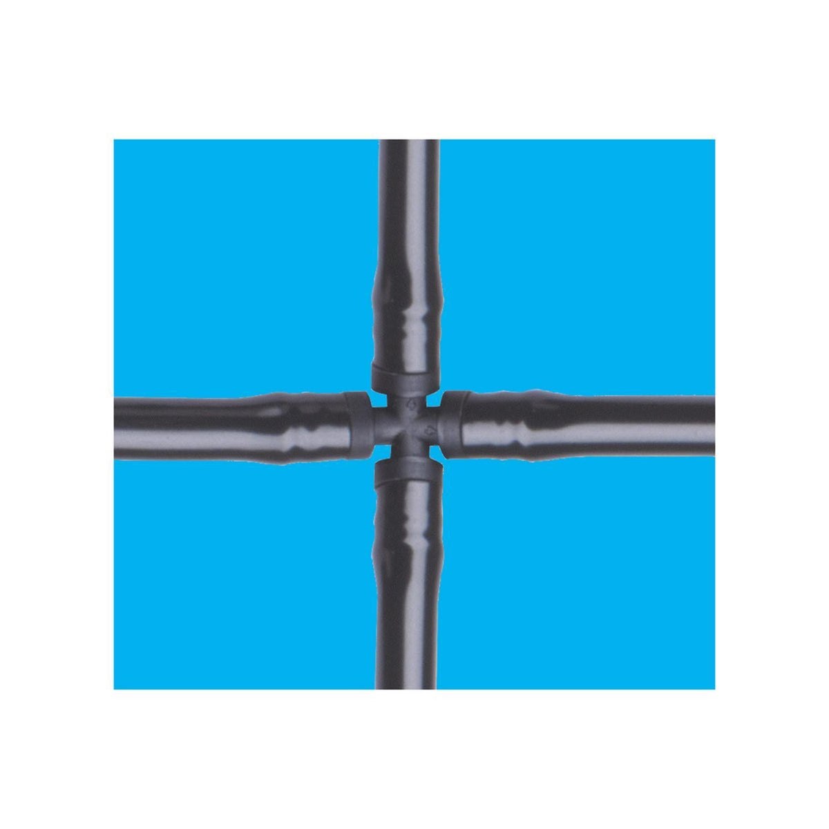 Raindrip 1/4 in. Barbed Drip Irrigation Cross, 4-Pack