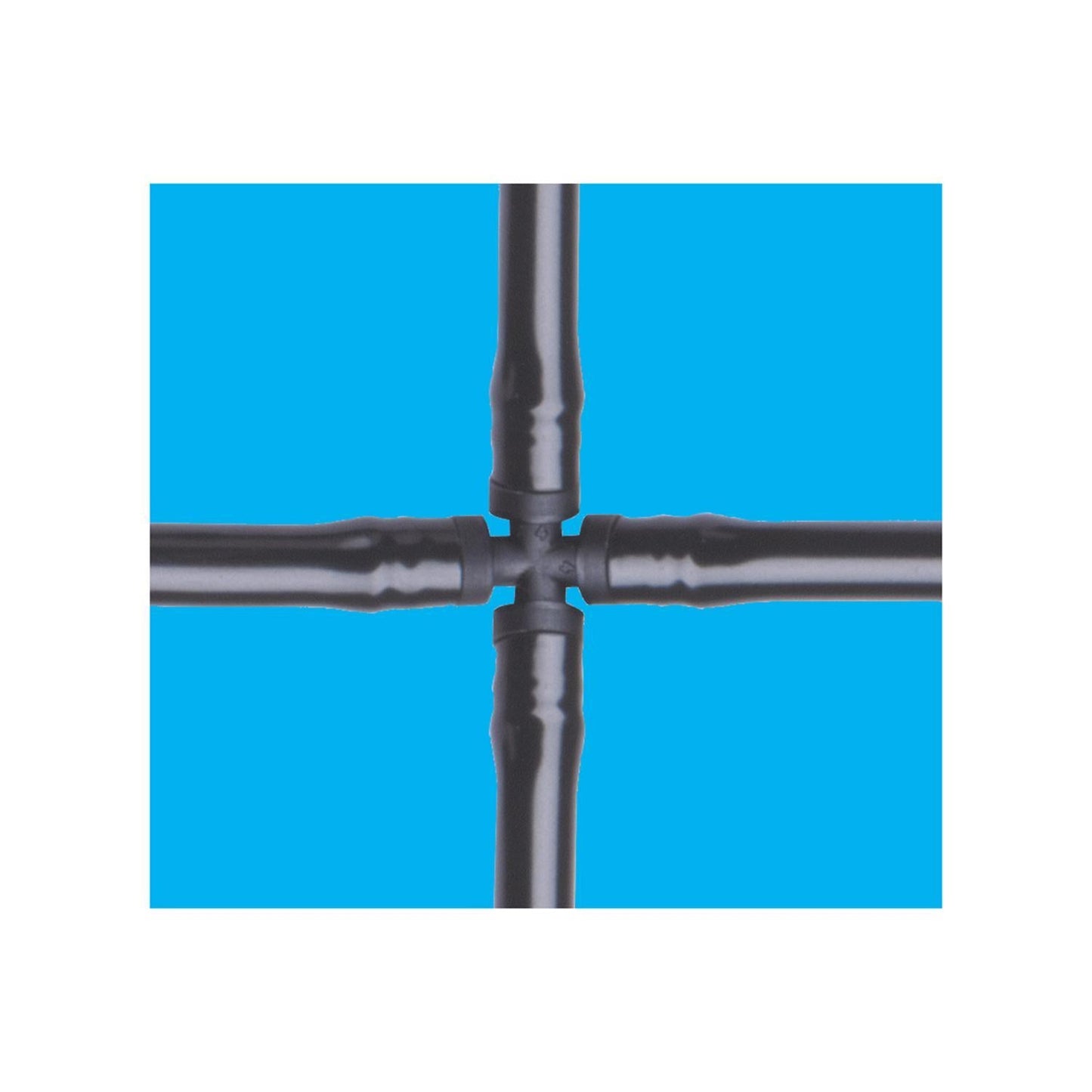 Raindrip 1/4 in. Barbed Drip Irrigation Cross, 4-Pack