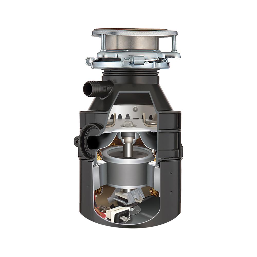 InSinkErator Badger 5 1/2 HP Continuous Feed Garbage Disposal with Power Cord - Super Arbor