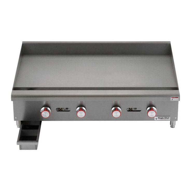 Commercial 48 in. Thermostatic Countertop Griddle