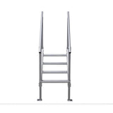 Extreme Max Universal Mount Aluminum Dock Stair - 4-Step - Super Arbor