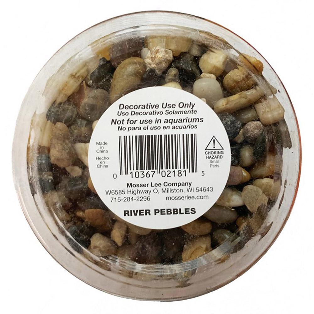 Mosser Lee 5 lbs. River Pebbles in Storage Jar - Super Arbor