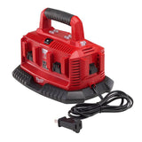 Milwaukee M18 FUEL 120 MPH 450 CFM 18-Volt Lithium-Ion Brushless Cordless Handheld Blower W/ M18 6-Port Sequential Battery Charger