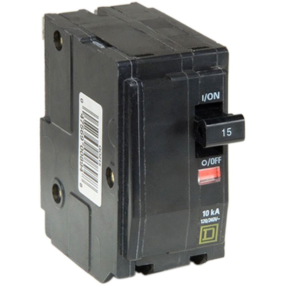 QO 15 Amp 2-Pole Circuit Breaker - Super Arbor
