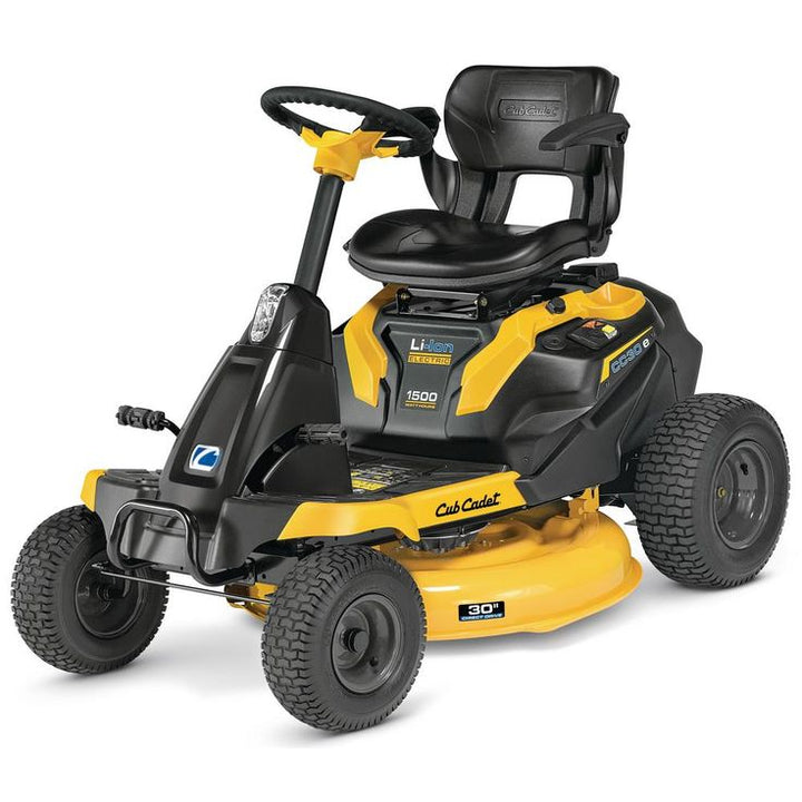 Cub Cadet 30 in. 56-Volt 30 Ah Battery Lithium-Ion Electric Rear Engine Riding Mower with Mulch Kit Included