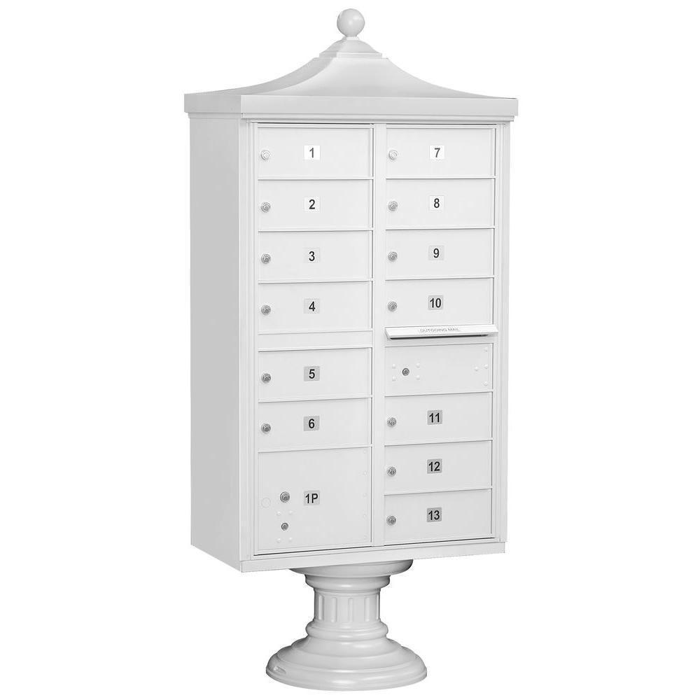Regency Decorative 12-Compartment Post-Mount Cluster Box Unit - Super Arbor