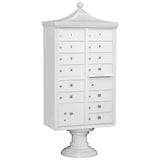 Regency Decorative 12-Compartment Post-Mount Cluster Box Unit - Super Arbor
