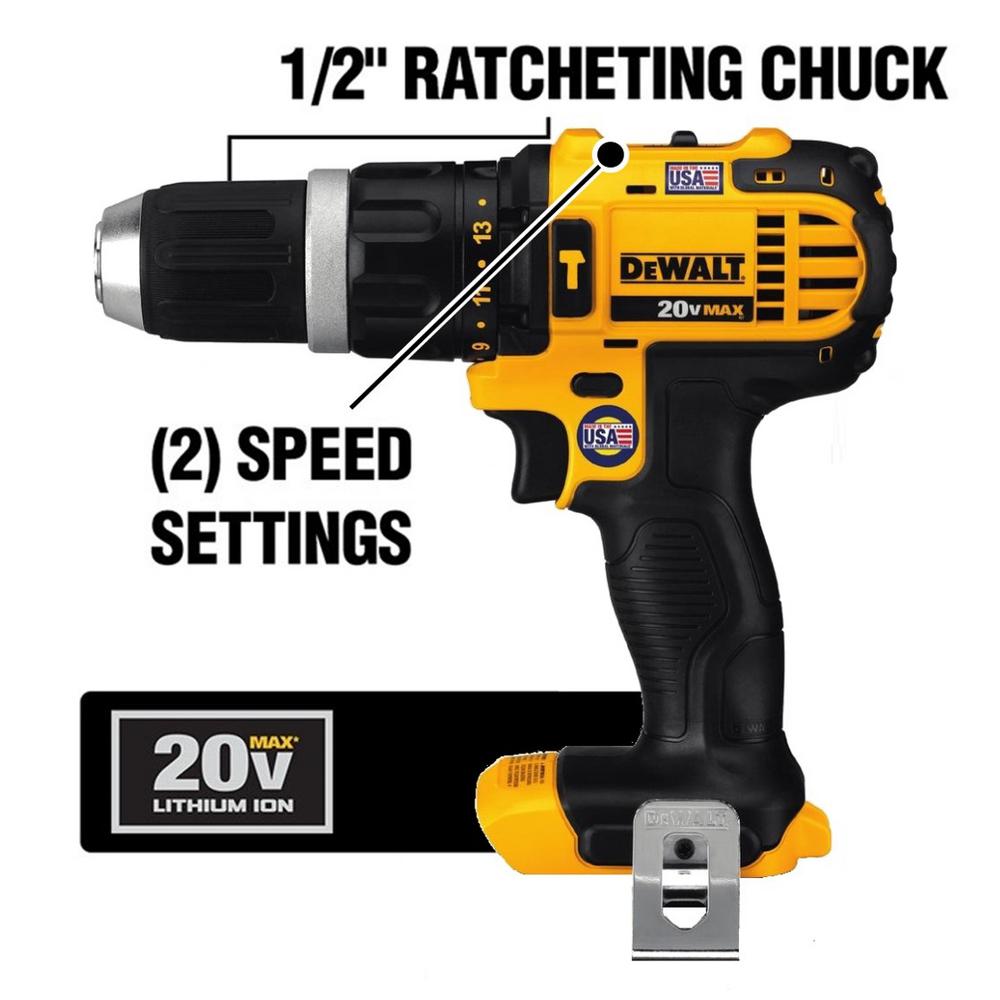 20-Volt MAX Lithium-Ion Cordless Combo Kit (4-Tool), 2Ah Battery, 4Ah Battery, Charger, with Tough System Case - Super Arbor