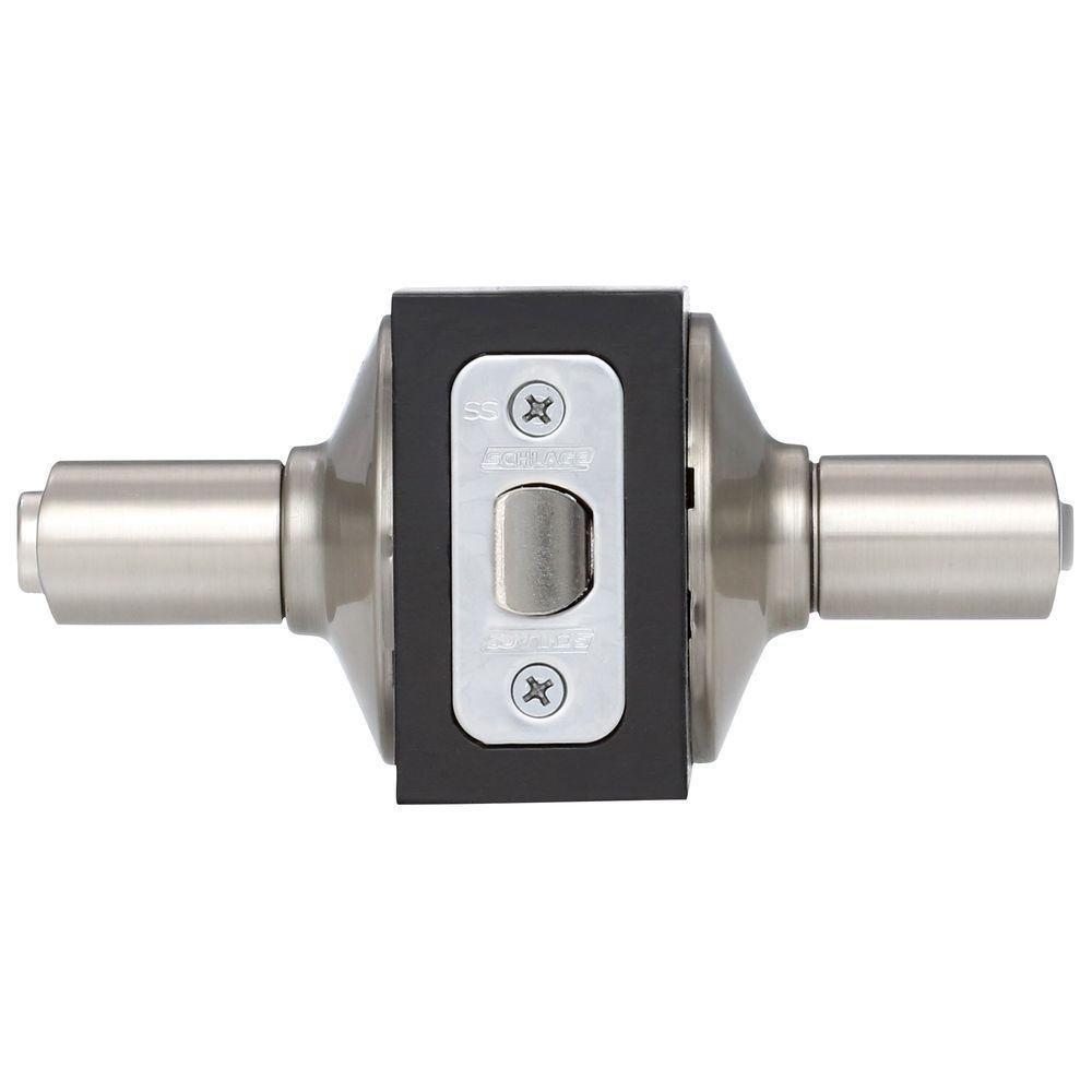 Latitude Satin Nickel Privacy Bed/Bath Door Lever (4-Pack) - Super Arbor