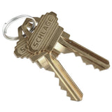Camelot Aged Bronze Single Cylinder Deadbolt with Georgian Knob Door Handleset - Super Arbor