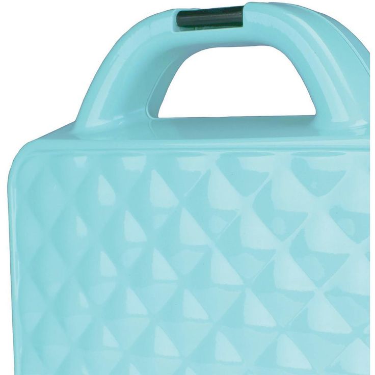 Couture Purse Blue Nonstick Dual Waffle Maker