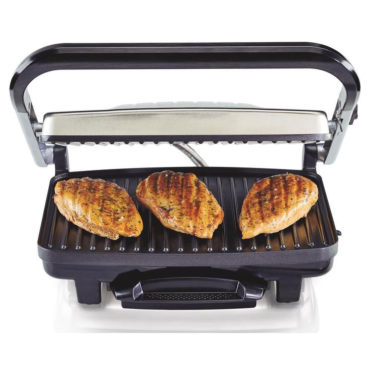 Stainless Steel Panini Press and Indoor Grill