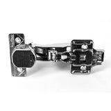165-Degree 35 mm Full Overlay Soft Close Frameless Cabinet Door Hinges with Installation Screws (25-Pairs) - Super Arbor