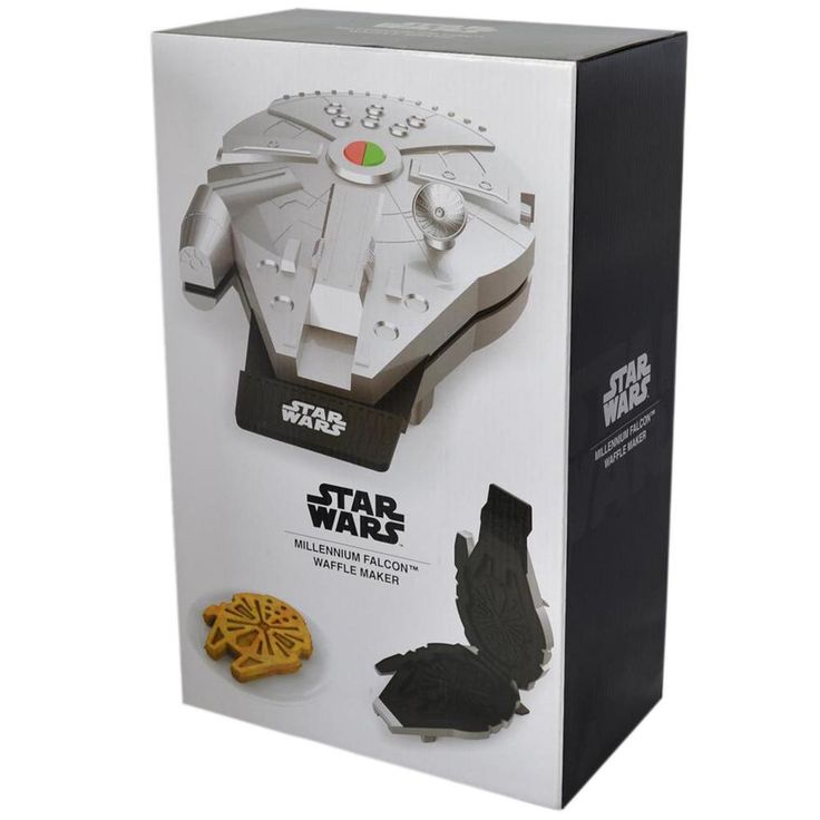 Deluxe Silver Millennium Falcon Waffle Maker