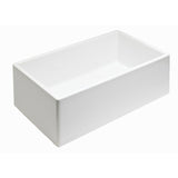 Sutton Place Farmhouse Fireclay 30 in. Single Bowl Kitchen Sink with Grid with Grid and Strainer
