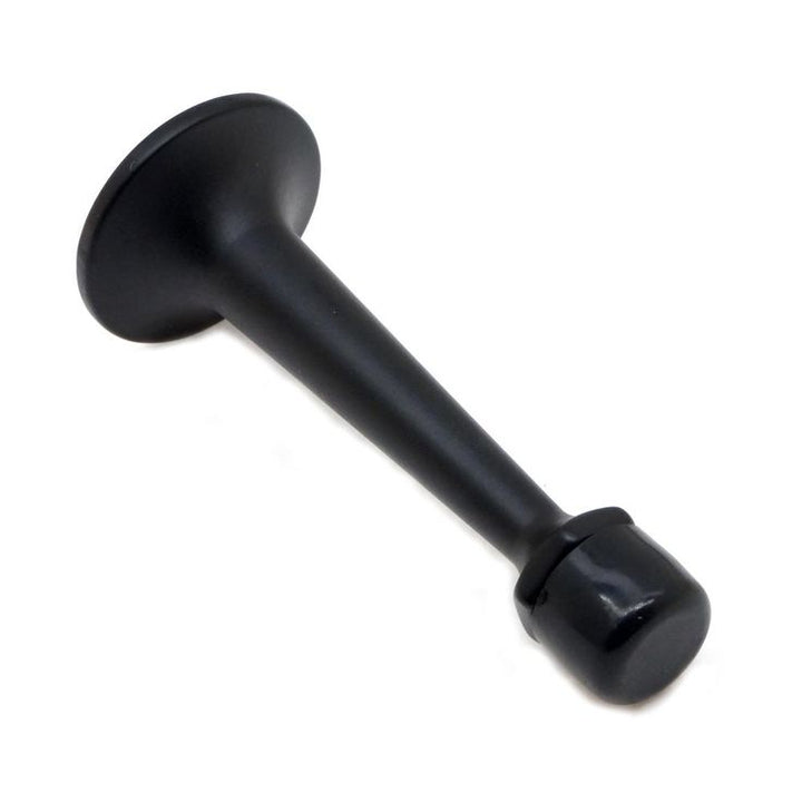 3 in. Solid Brass Arrow Base Stop in Matte Black