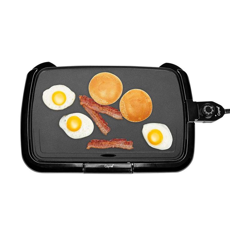 Nonstick Electric Skillet, Cool-TouchElectric, 1200-Watts, (Black)