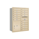3700 Series 41 in. 11 Door High Unit Bronze Private Rear Loading Bronze 4C Horizontal Mailbox with 20 MB1 Doors - Super Arbor