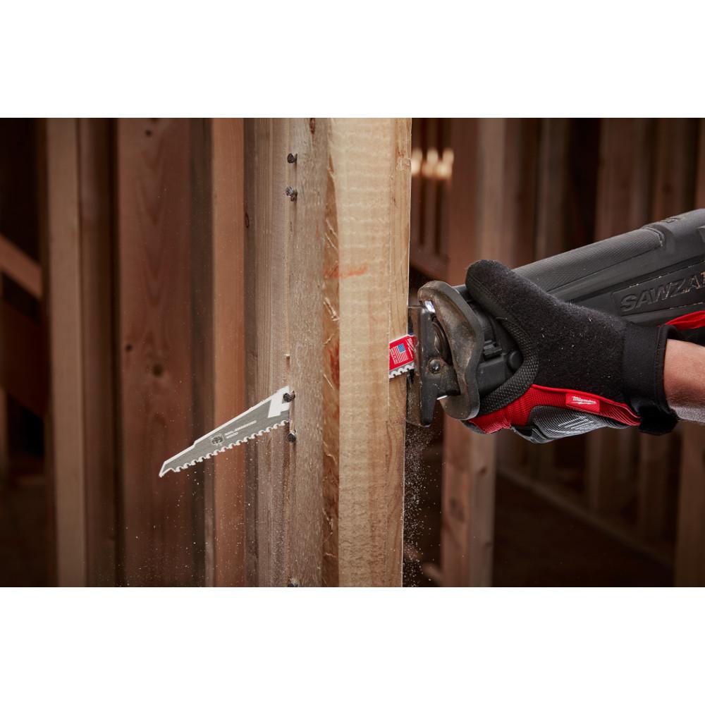 M18 FUEL 18-Volt Lithium-Ion Brushless Cordless Sawzall Reciprocating Saw Kit with Carbide Teeth The AX SAWZALL Blade