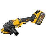 FLEXVOLT 60-Volt MAX Lithium-Ion Cordless 4-1/2 in. to 6 in. Small Angle Grinder with 2 Batteries 9 Ah, Charger and Bag - Super Arbor
