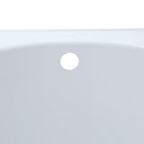 Lawson 5 ft. Rectangular Drop-in Reversible Drain Soaking Tub in White - Super Arbor