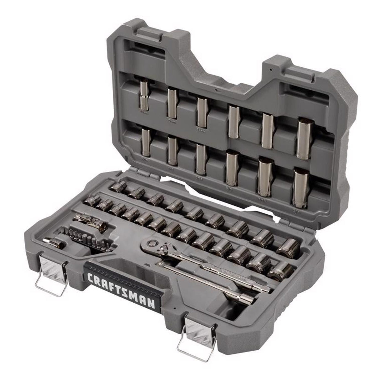 Craftsman OVERDRIVE 49-Piece Mechanic's Tool Set - Metric/SAE, 3/8 in. Drive