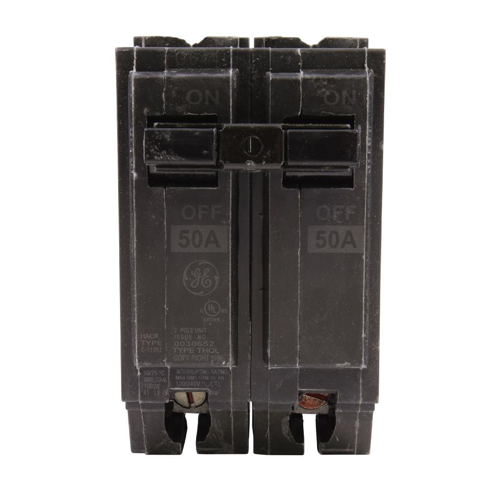 Q-Line 50 Amp 2 in. Double-Pole Circuit Breaker - Super Arbor