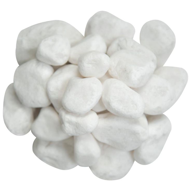 MSI Himalaya White 0.5 cu. ft . 1 to 2 in. Pebbles. 40 lbs. Bag (55 Bags/Pallet)