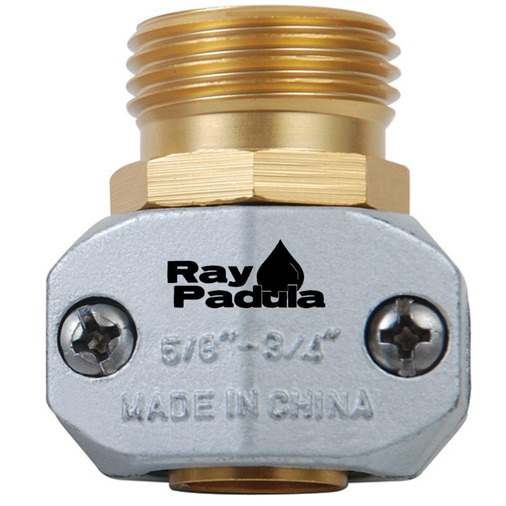 5/8 in. - 3/4 in. Industrial Metal Male Thread Garden Hose Repair - Super Arbor