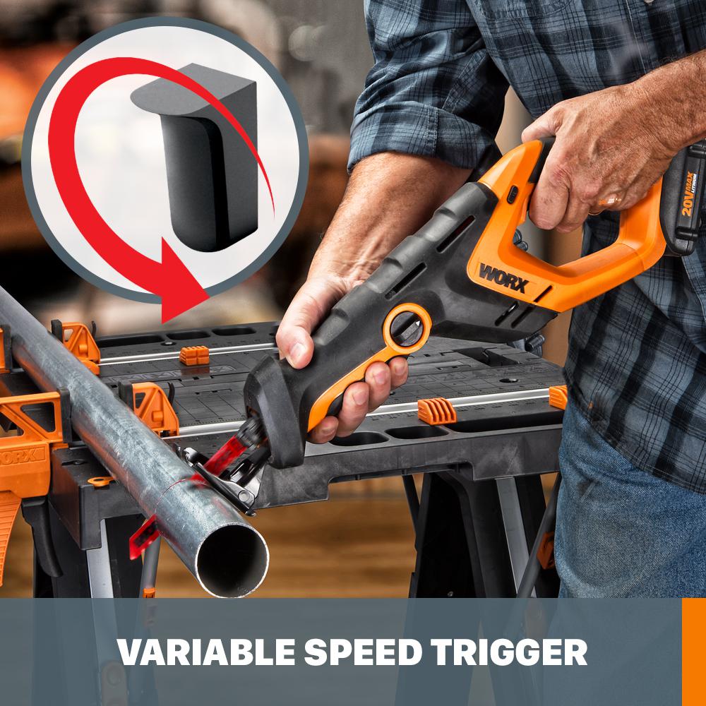 POWER SHARE 20-Volt Reciprocating Saw (Tool-Only)