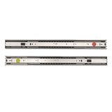 22 in. Stainless Steel Full Extension Side Mount Ball Bearing Soft-Close Drawer Slide Set (1-Pair)