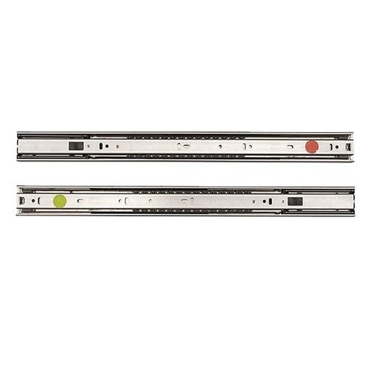 20 in. Stainless Steel Full Extension Side Mount Ball Bearing Soft-Close Drawer Slide Set (1-Pair)
