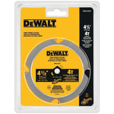 ATOMIC 4-1/2 in. 4-Tooth Fiber Cement Cutting Circular Saw Blade