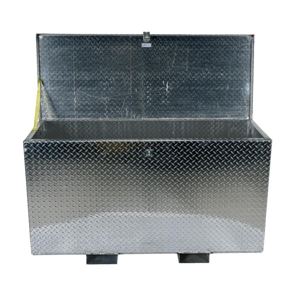 30 in. x 60 in. Aluminum Portable Tool Box with Fork Pockets - Super Arbor