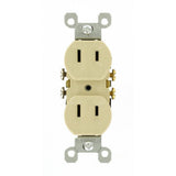 15 Amp 2-Wire Duplex Outlet, White - Super Arbor