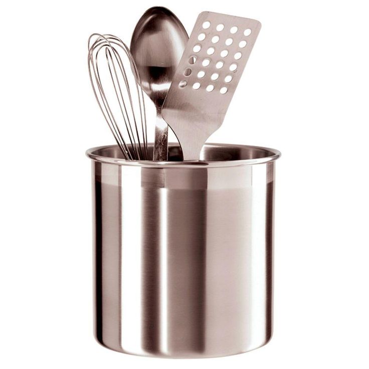Jumbo Utensil Holder in Stainless Steel