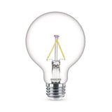 Philips 40-Watt Equivalent Daylight G25 Dimmable LED Light Bulb (2-Pack)