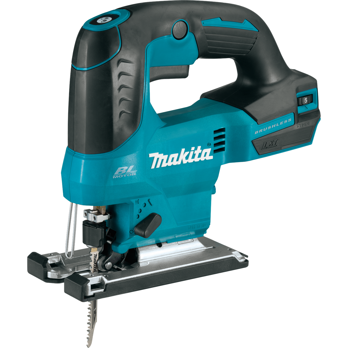 Makita 18V LXT Brushless Cordless Jig Saw, Tool Only (XVJ04Z) + Bonus 18V LXT 5.0Ah Battery