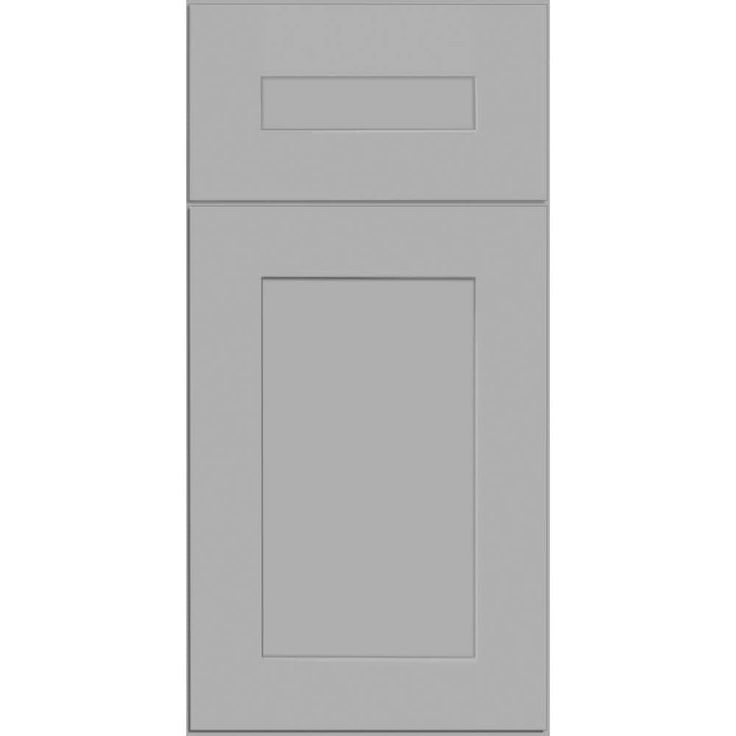 Home Decorators Collection Newport 18 in. W x 24 in. D x 84 in. H Assembled Plywood Pantry Kitchen Cabinet in Pearl Gray with Soft Close RH
