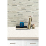 MSI Everest Interlocking 12 in. x 12 in. x 8 mm Textured Porcelain and Stone Mesh-Mounted Mosaic Tile (1 sq. ft.)