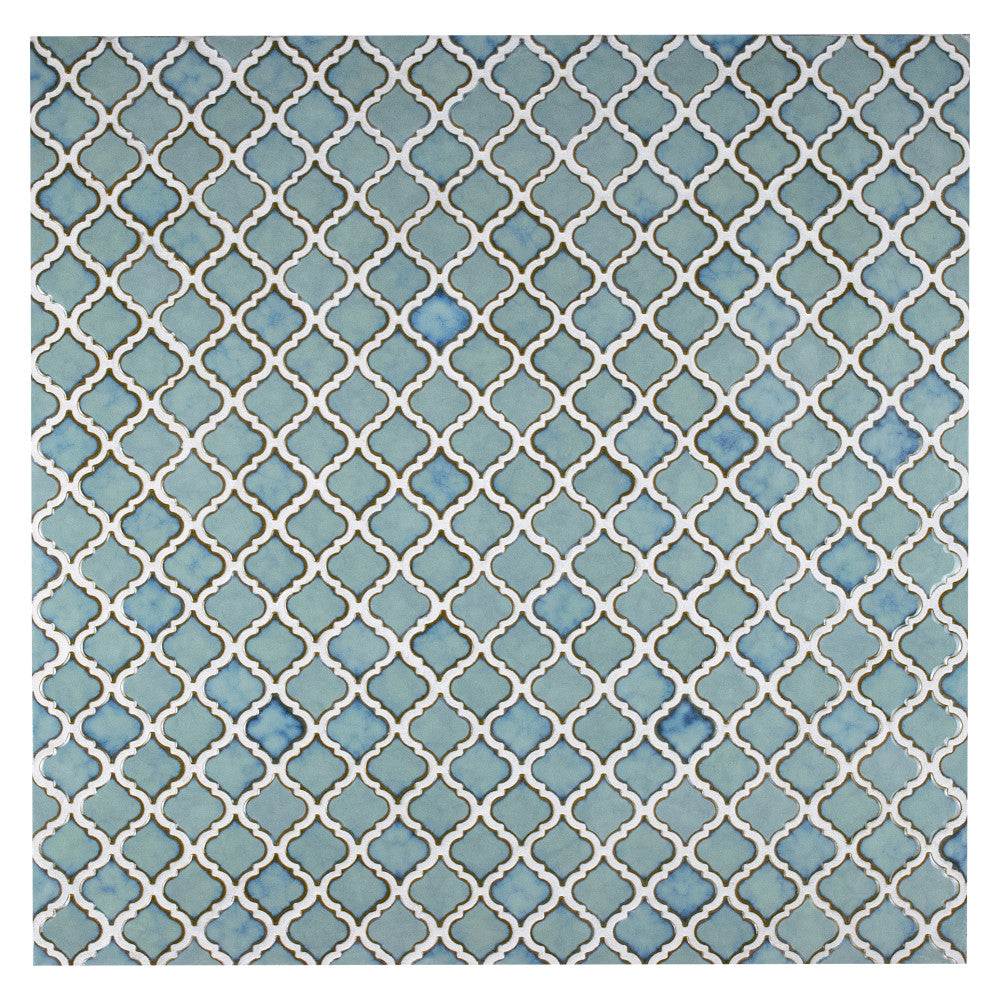 Merola Tile Hudson Tangier Marine 12 in. x 12 in. Porcelain Mosaic Tile (10.96 sq. ft. / Case)
