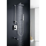 Byne 1-Handle 1-Spray Tub and Shower Faucet with Sprayer Wand in Polished Chrome (Valve Included) - Super Arbor