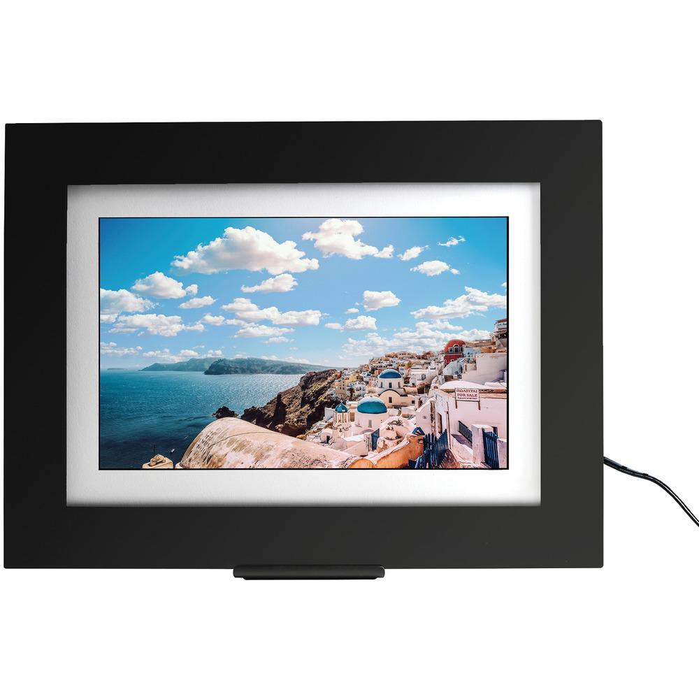 10.1 in. PhotoShare Social Network Frame in Black - Super Arbor