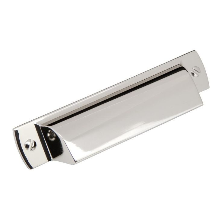 Lancaster 3 in. Center-to-Center Polished Nickel Drawer Cup Pull