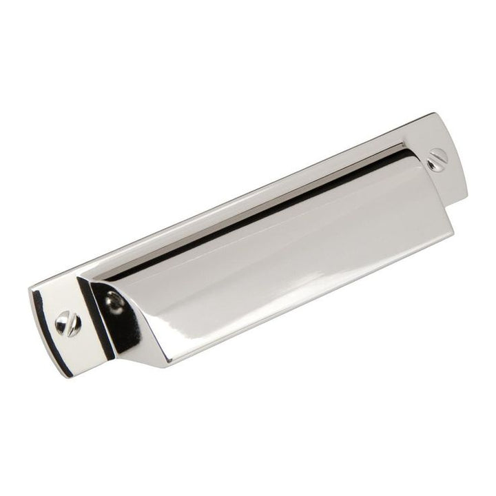 Lancaster 3 in. Center-to-Center Polished Nickel Drawer Cup Pull
