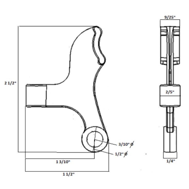 Oil Rubbed Bronze Hinge Pin Door Stop for Hollow Core Doors Value Pack (5 per Pack)