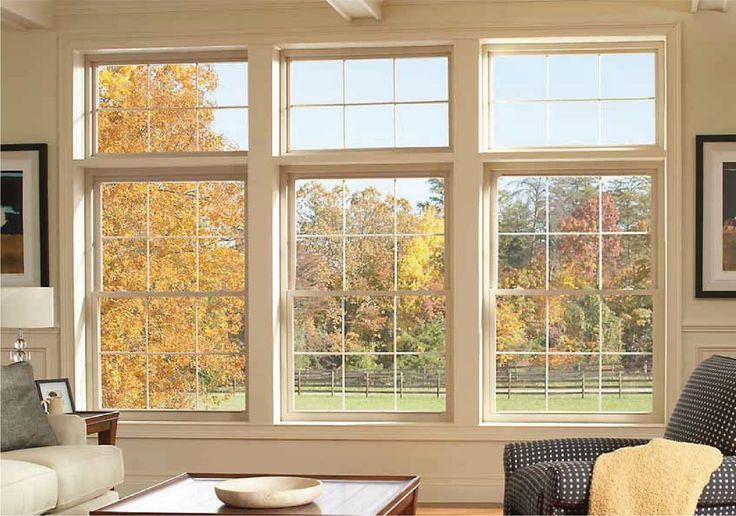 RELIABILT 3201 Series Replacement 31-3/4-in x 53-1/2-in x 3-1/4-in Jamb White Vinyl Low-e Argon Double Hung Window Half Screen Included