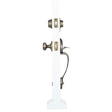 Plymouth Antique Brass Double Cylinder Deadbolt with Georgian Knob Door Handleset - Super Arbor